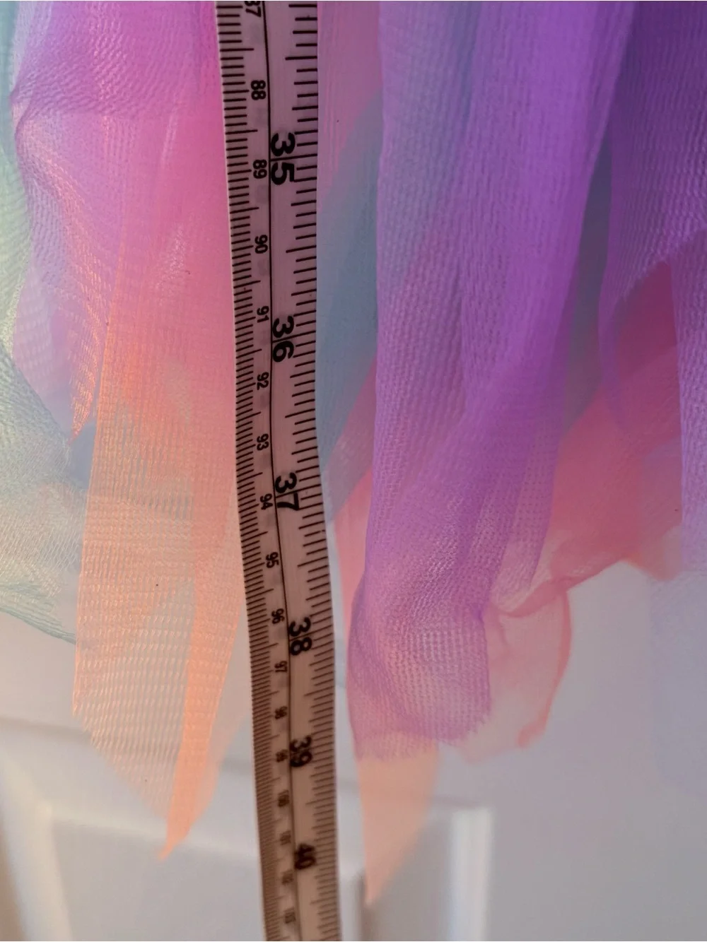 Pastel Rainbow Tulle Fairy Dress & Matching Flower ribbon Headpiece Set